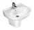 Polo Lavabo 55 cm Yarım Ayak Asma Klozet Modeli | Seramik Banyo Klozeti | Sakarya Klozet Modelleri